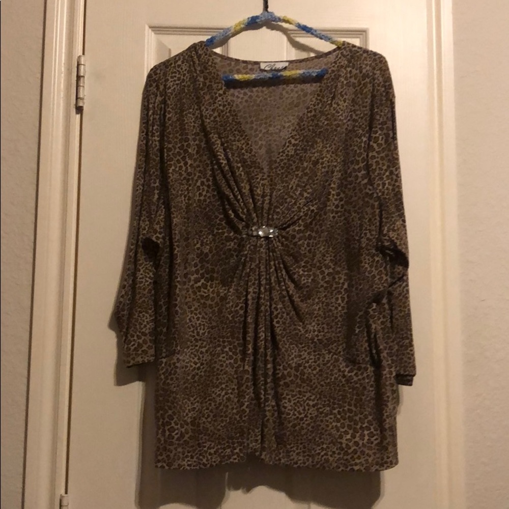 Leopard Print Blouse
